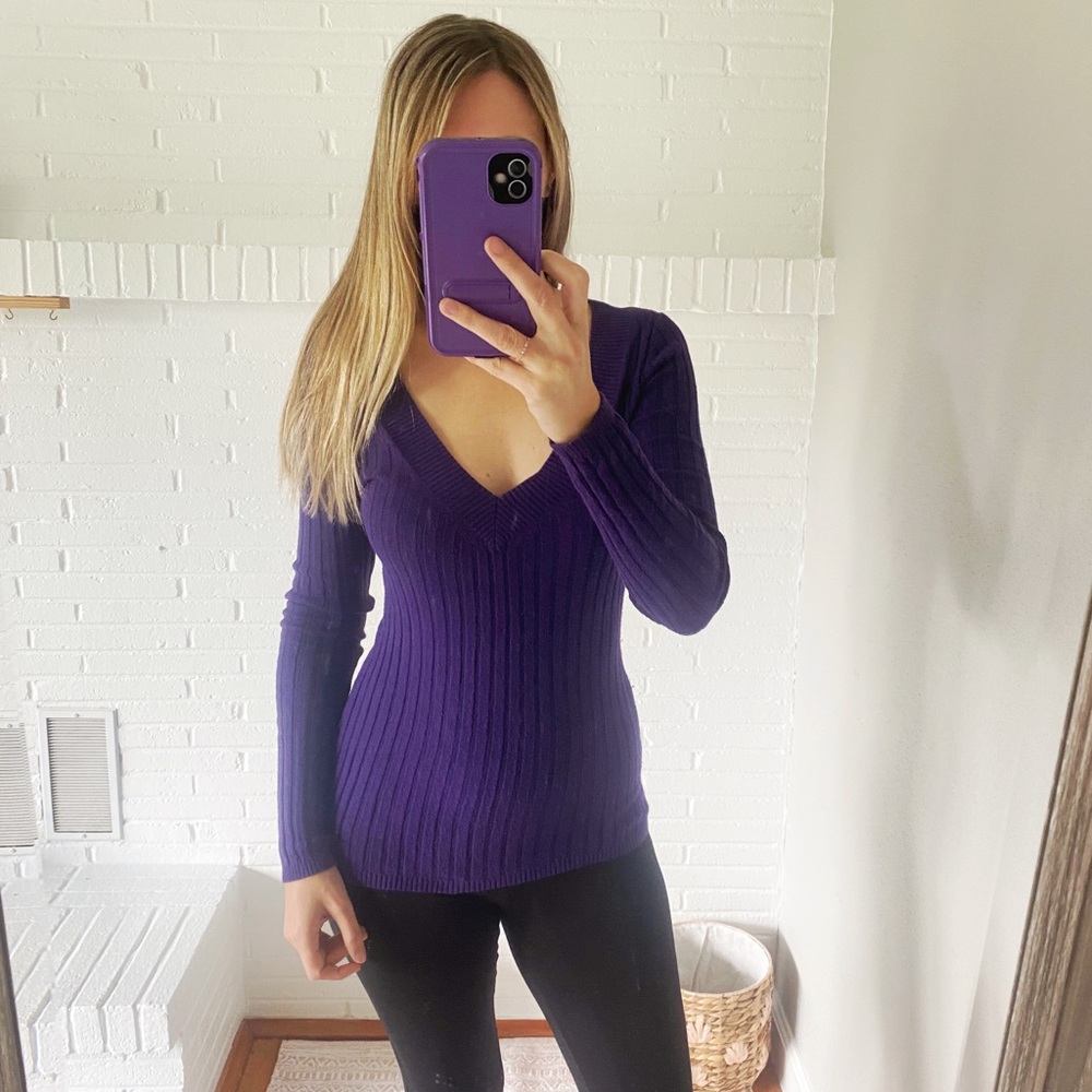 Express Purple Sweater